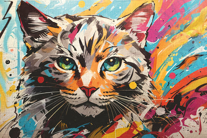 Katze im Vector Art Street Design